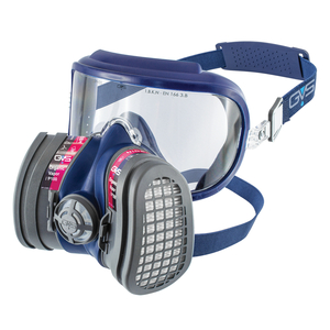 SPR659 S/M Mask w/Organic Vapor/P100 filter and integrated goggles